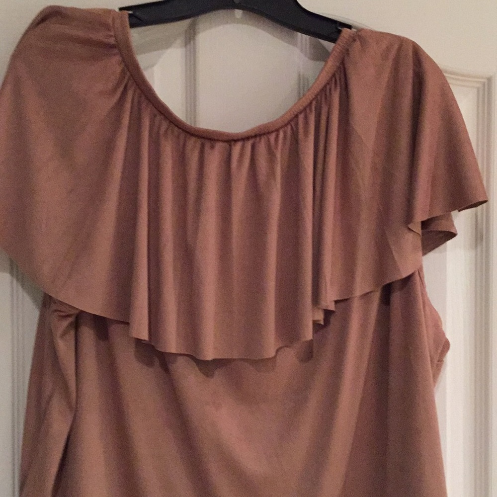 Chico’s Faux Suede Sleeveless Top - Picture 4 of 8